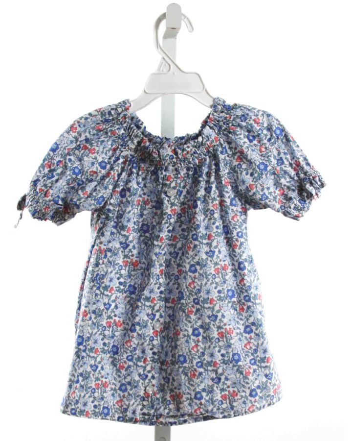 BISBY BY LITTLE ENGLISH  BLUE  FLORAL  SHIRT-SS