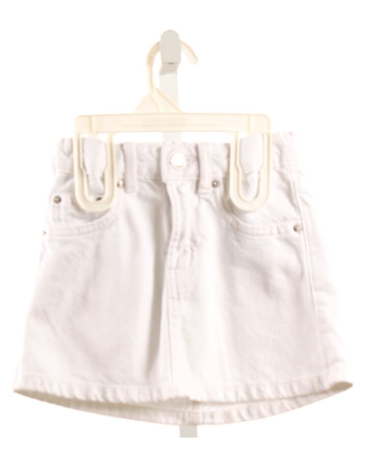 ZARA  WHITE DENIM   SKIRT