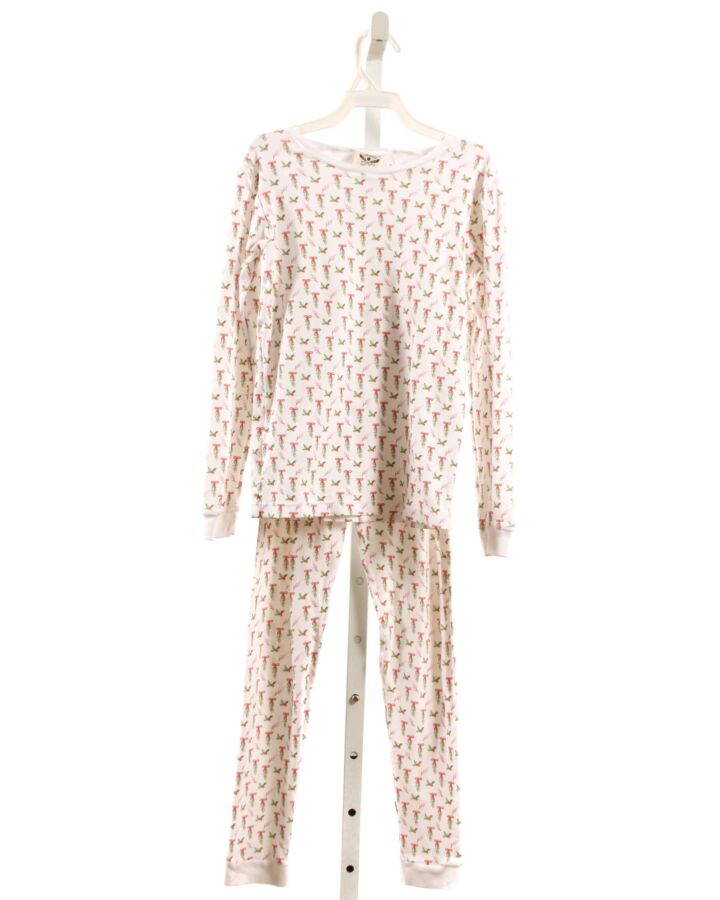 THE OAKS APPAREL   WHITE  PRINT  LOUNGEWEAR