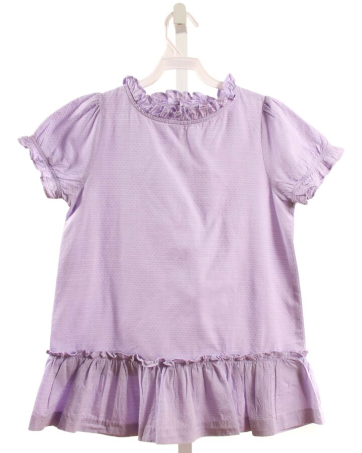 BISBY BY LITTLE ENGLISH  LAVENDER  SWISS DOT  SHIRT-SS