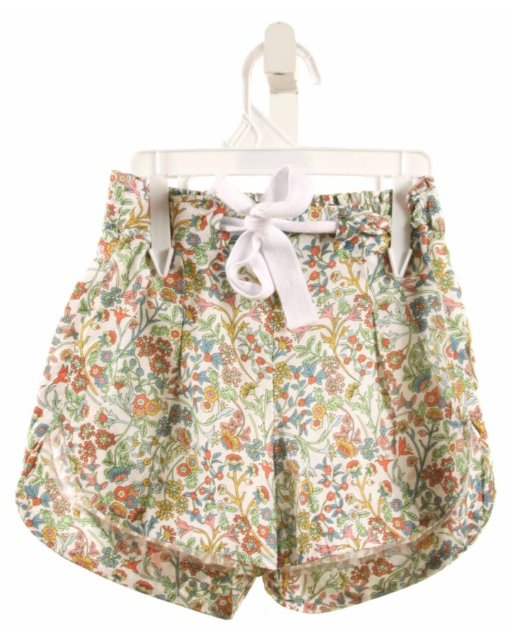 BELLA BLISS  GREEN  FLORAL  SHORTS