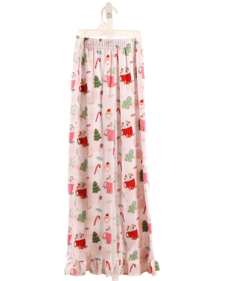 THE ROYAL STANDARD  LT PINK  PRINT  LOUNGEWEAR WITH RUFFLE
