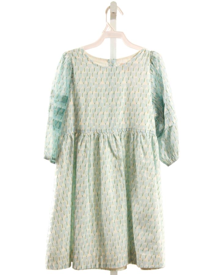 PINK CHICKEN  LT BLUE  FLORAL  DRESS