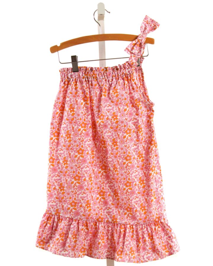 LITTLE ENGLISH  ORANGE  FLORAL  DRESS