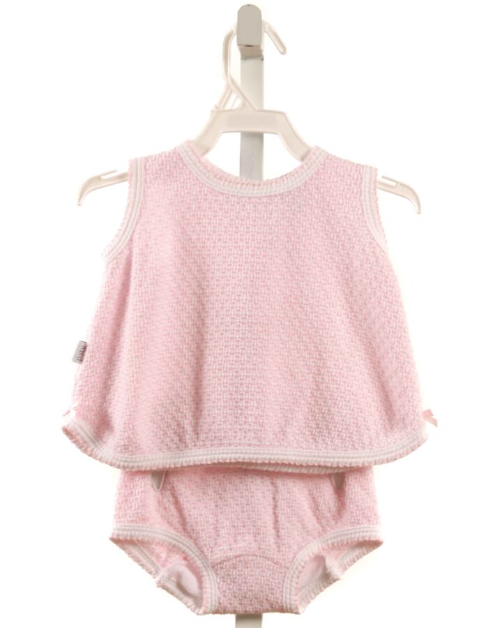 PATY, INC  LT PINK    2-PIECE OUTFIT WITH PICOT STITCHING