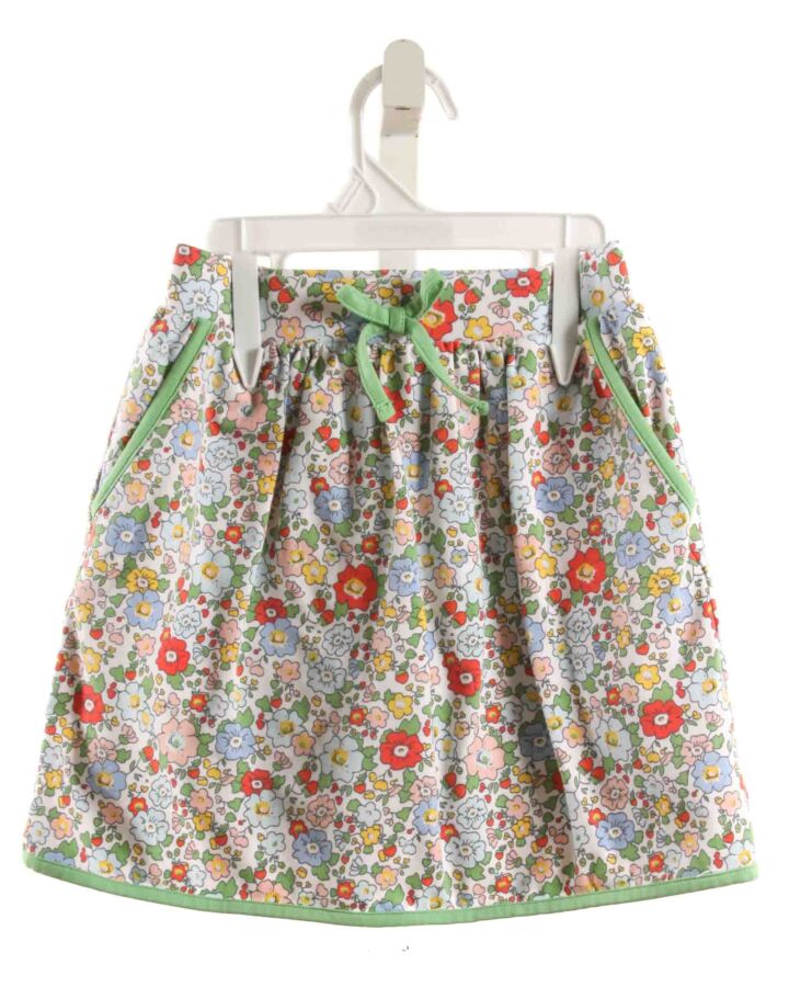 NO TAG  GREEN  FLORAL  SKORT