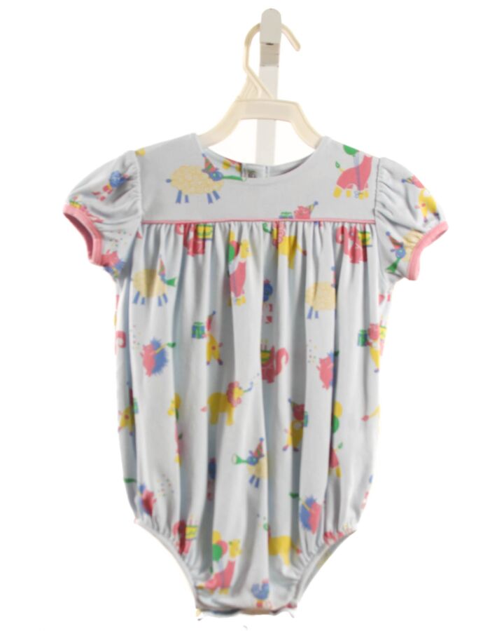 THE BEAUFORT BONNET COMPANY  BLUE   PRINTED DESIGN KNIT BUBBLE