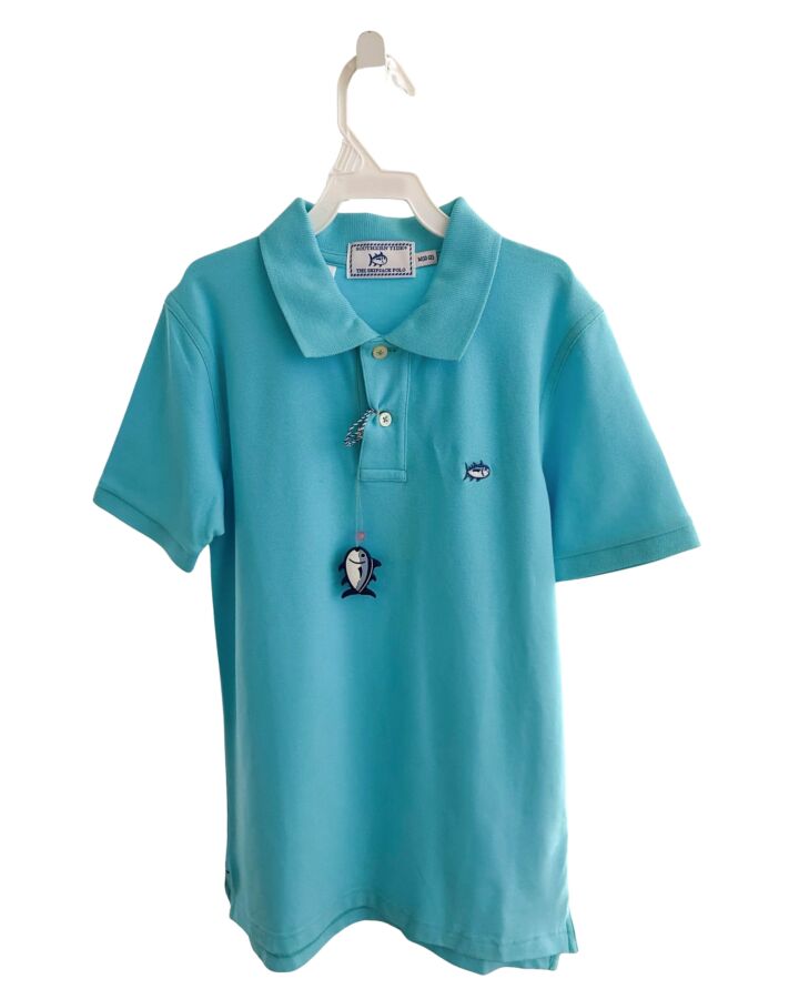 SOUTHERN TIDE  BLUE    KNIT SS SHIRT