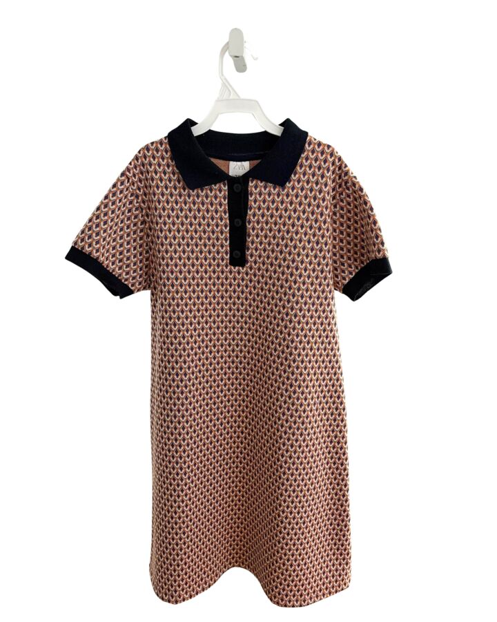 ZARA  BLUE   PRINTED DESIGN DRESS