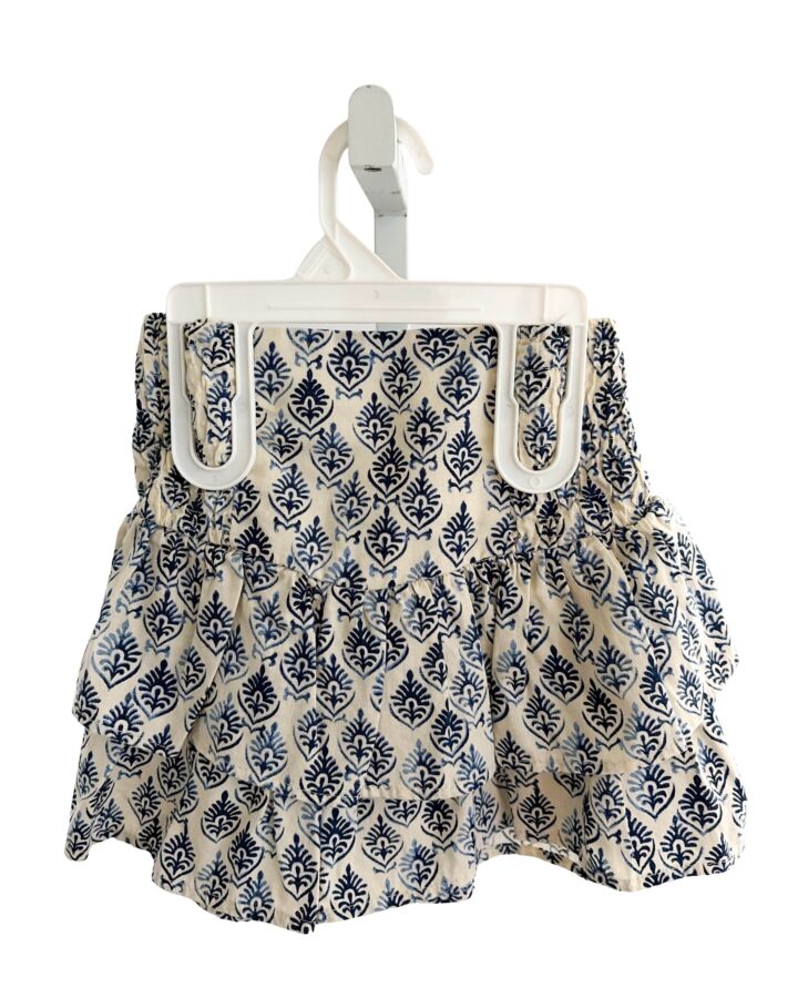 ZARA  BLUE   PRINTED DESIGN SKIRT