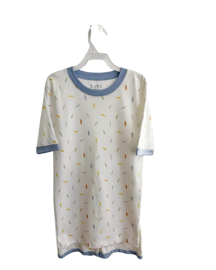 LAKE PAJAMAS  WHITE   PRINTED DESIGN LOUNGEWEAR