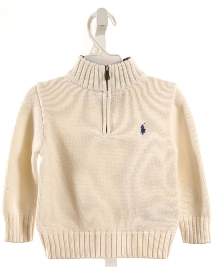 POLO BY RALPH LAUREN  WHITE    PULLOVER