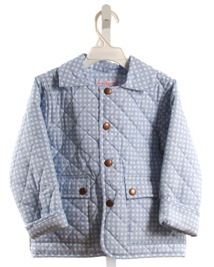 PEGGY GREEN  LT BLUE  WINDOWPANE  OUTERWEAR