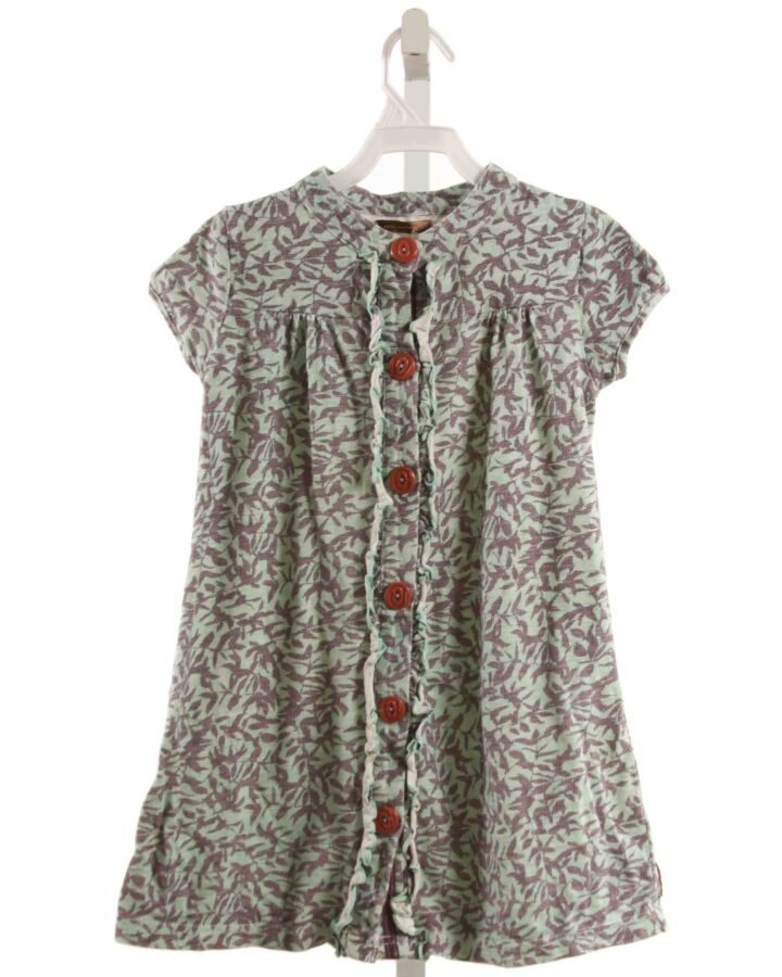 MATILDA JANE  GREEN   PRINTED DESIGN KNIT DRESS