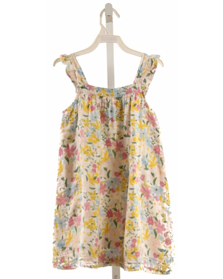 ANGEL DEAR  MULTI-COLOR KNIT FLORAL  KNIT DRESS