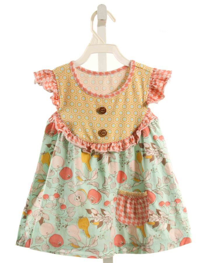 SERENDIPITY  BLUE  FLORAL PRINTED DESIGN SHIRT-SS