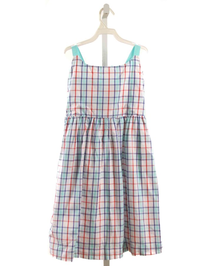 CPC  BLUE  PLAID  DRESS