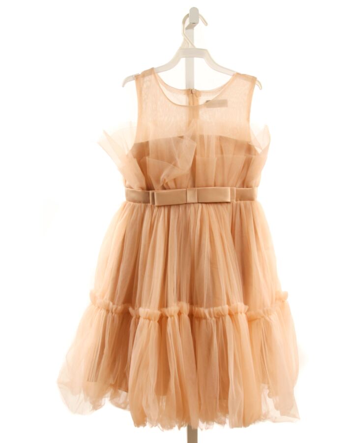 TRISH SCHULLY GOLD TULLE PARTY DRESS
