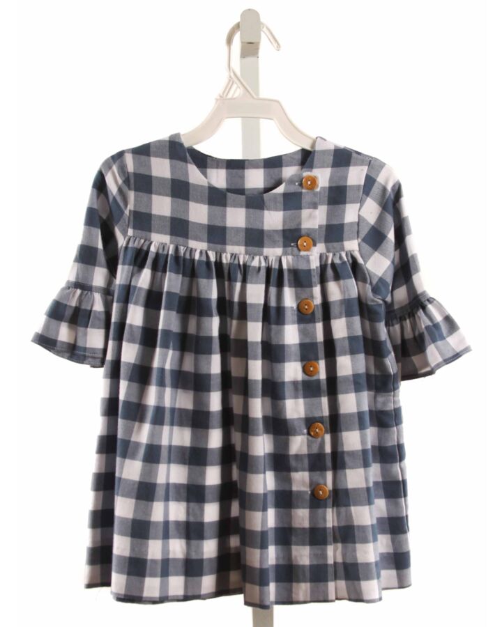 SHRIMP & GRITS  BLUE  PLAID  DRESS