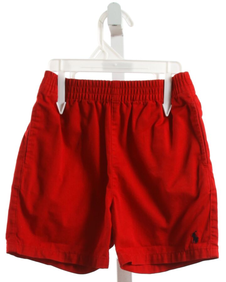 RALPH LAUREN  RED    SHORTS