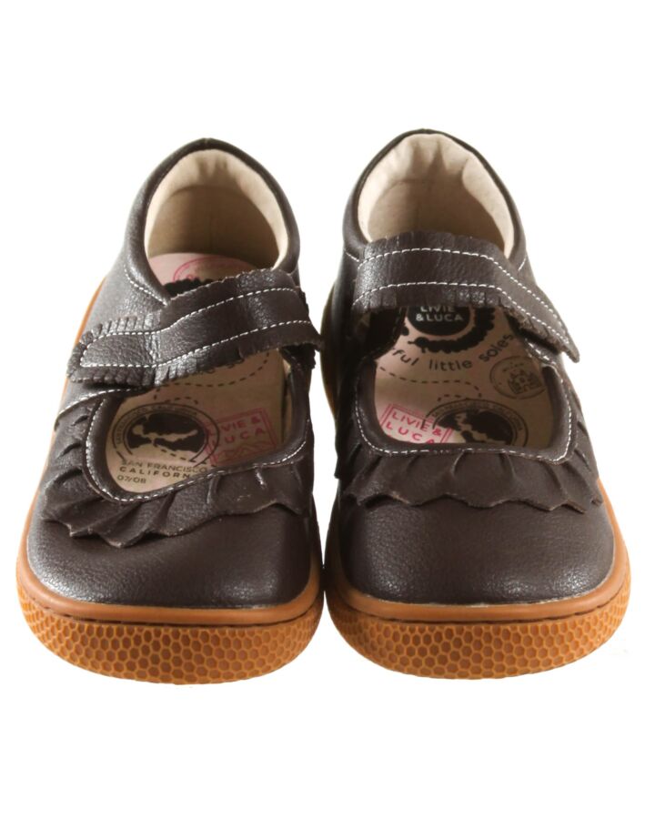 LIVIE & LUCA BROWN MARY JANES  *EUC SIZE TODDLER 13