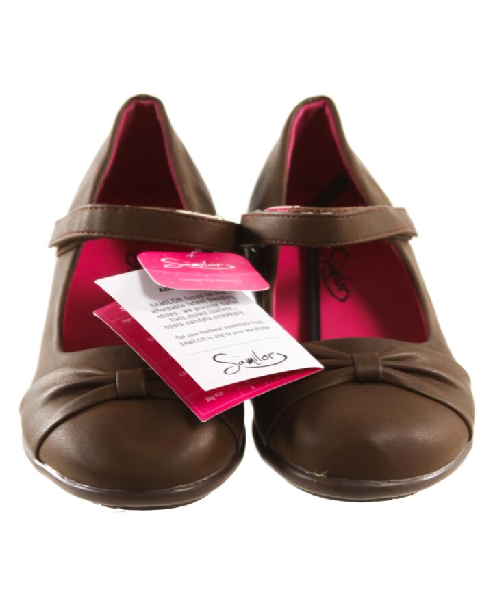 SAMILOR BROWN MARY JANES  *NWT SIZE CHILD 3