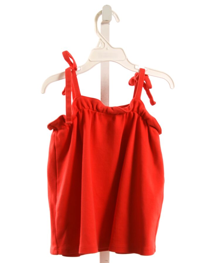 THE BEAUFORT BONNET COMPANY  RED KNIT   SLEEVELESS SHIRT