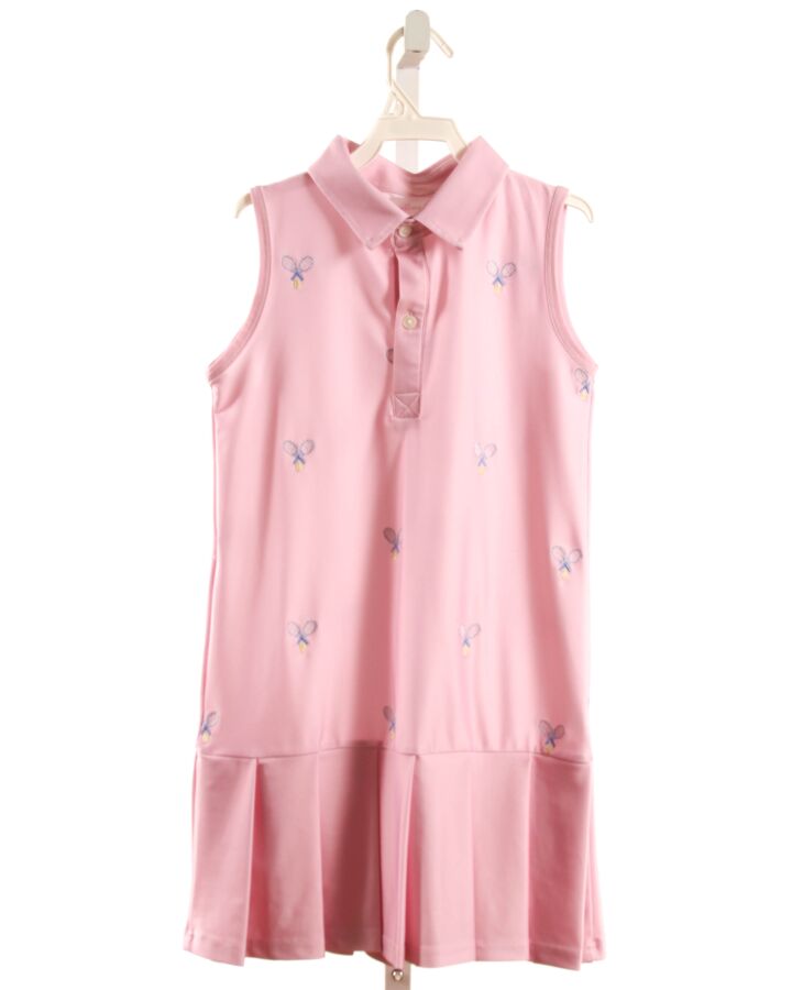 CECIL & LOU  LT PINK KNIT  EMBROIDERED DRESS