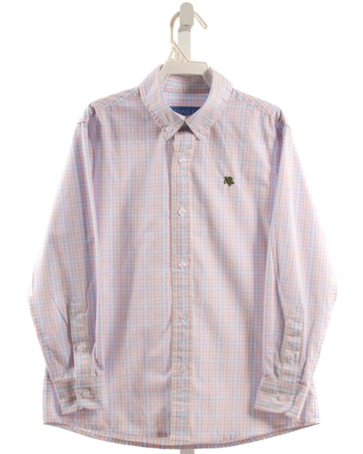 J. BAILEY  LT BLUE  PLAID  DRESS SHIRT