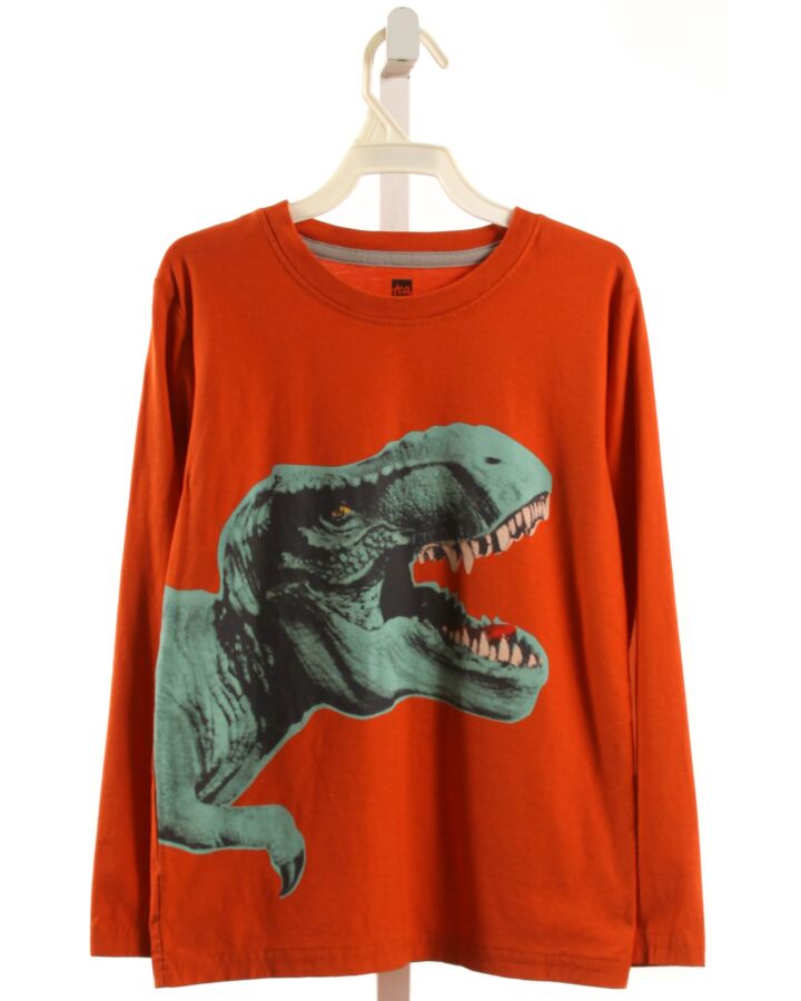 TEA  ORANGE    KNIT LS SHIRT