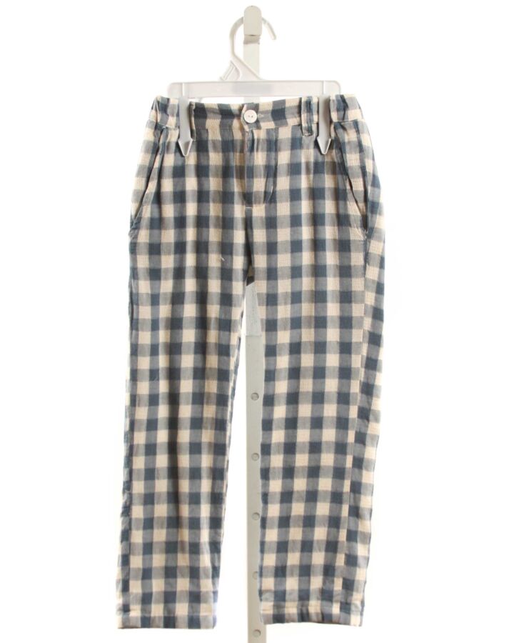 NO TAG  LT BLUE  GINGHAM  PANTS