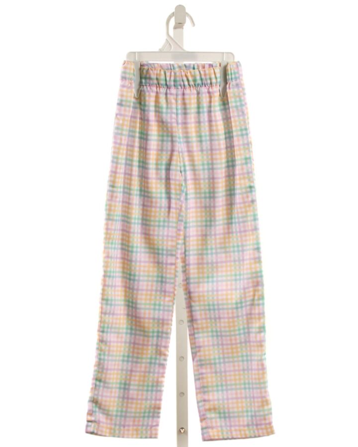 NO TAG  MULTI-COLOR  PLAID  PANTS