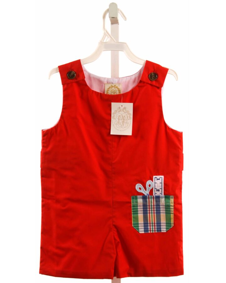 THE BEAUFORT BONNET COMPANY  RED   APPLIQUED JON JON