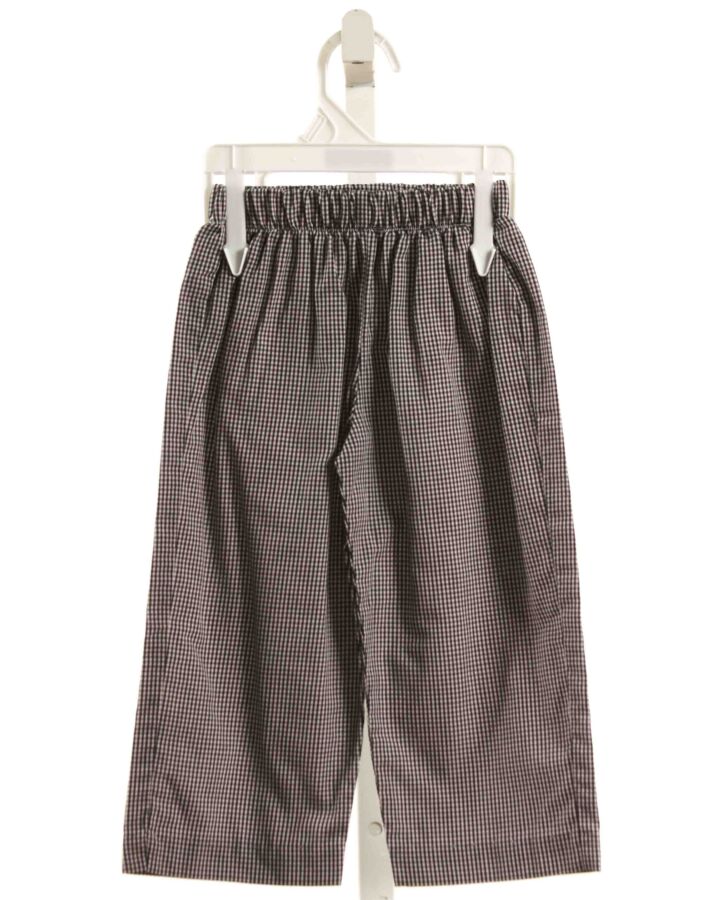 NO TAG  BLACK  GINGHAM  PANTS