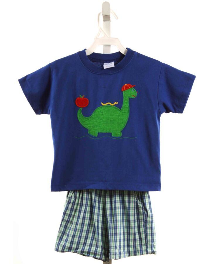 BAILEY BOYS  BLUE   APPLIQUED 2-PIECE OUTFIT