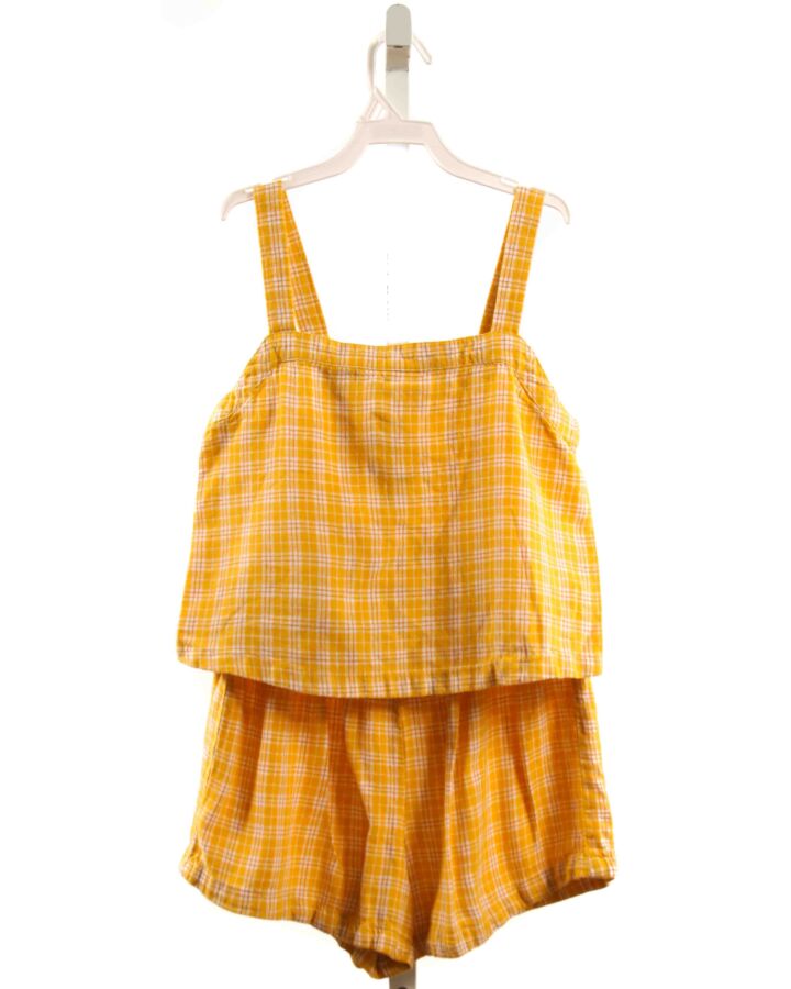 NORDSTROM  YELLOW  PLAID  2-PIECE OUTFIT