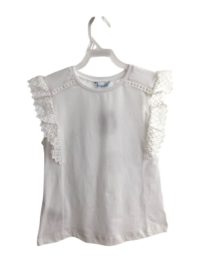 MAYORAL  WHITE    SLEEVELESS SHIRT