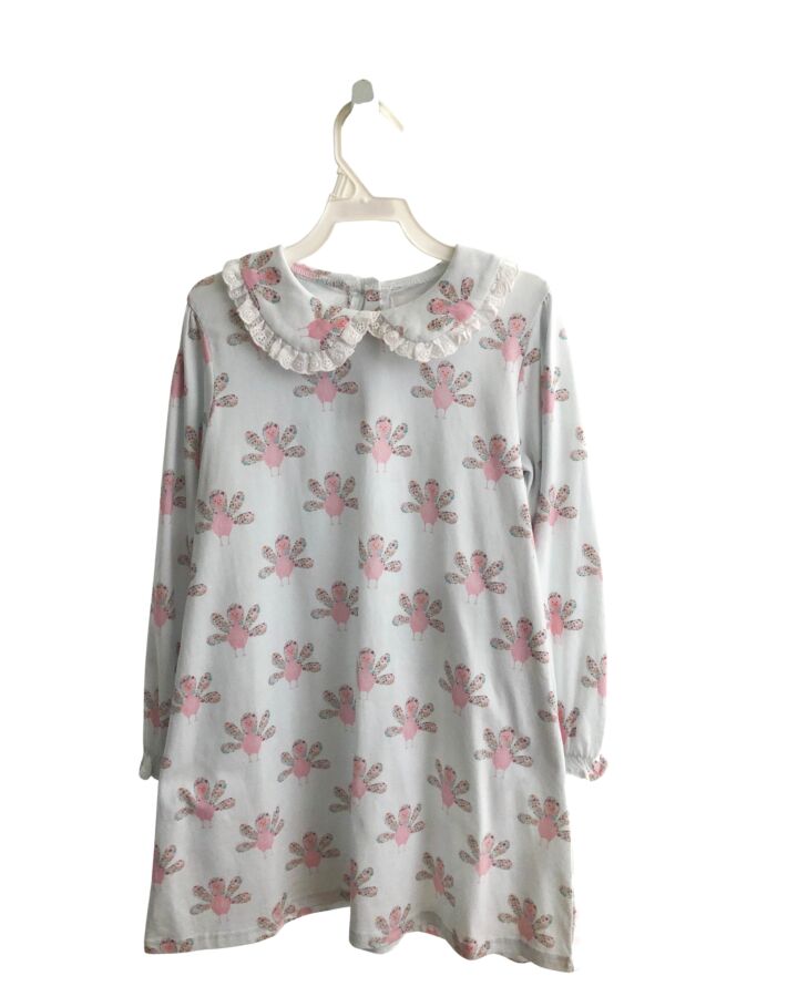 CECIL & LOU  PINK  POLKA DOT  KNIT DRESS WITH EYELET TRIM