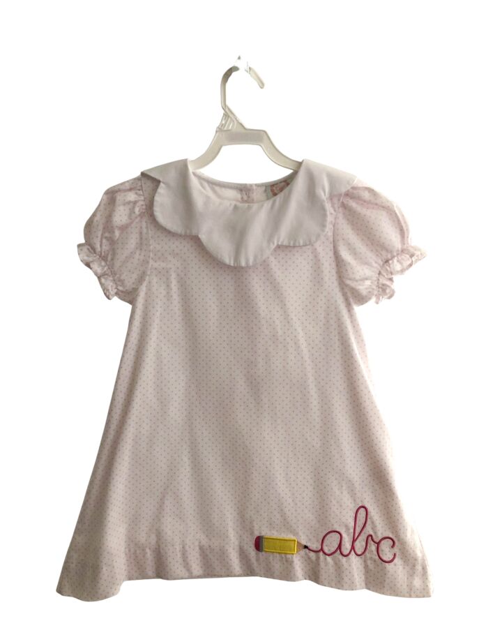 CECIL & LOU  PINK PIQUE POLKA DOT  DRESS