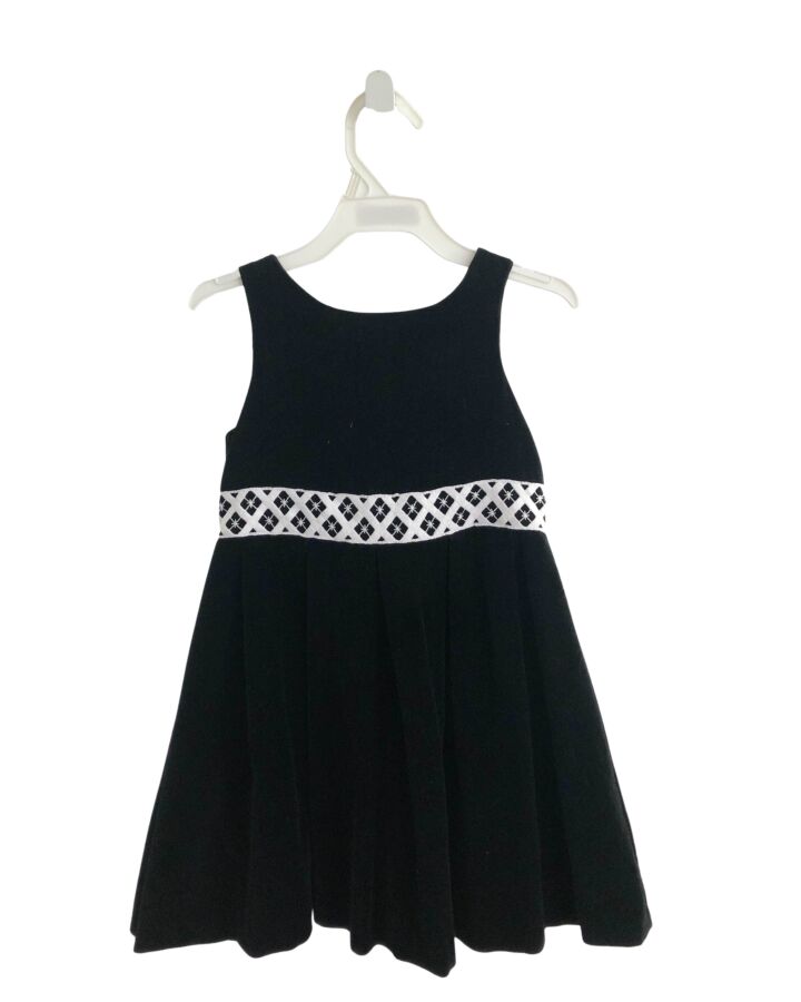 BAILEY BOYS  BLACK VELVET  EMBROIDERED PARTY DRESS