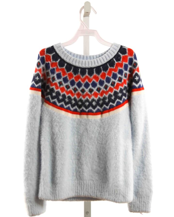 HANNA ANDERSSON  LT BLUE FLEECE   SWEATER