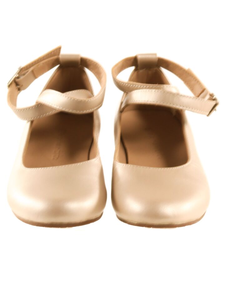 ELEPHANTITO GOLD FLATS *THIS ITEM IS GENTLY USED WITH MINOR SIGNS OF WEAR (MINOR CREASING) *VGU SIZE TODDLER 9