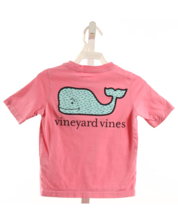 VINEYARD VINES  PINK   PRINTED DESIGN T-SHIRT