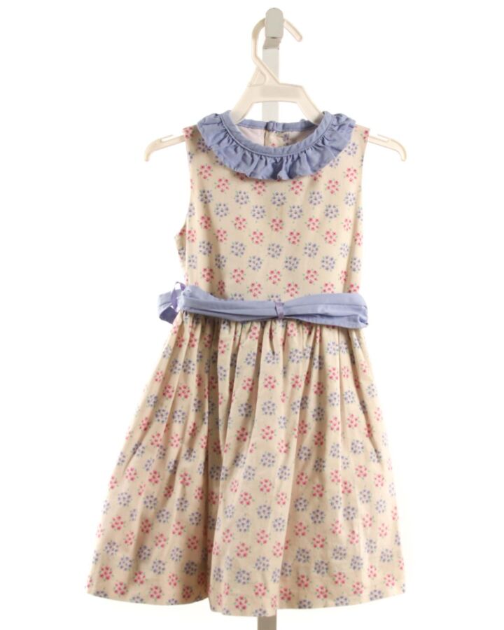 BAILEY BOYS  IVORY  FLORAL  DRESS WITH RUFFLE