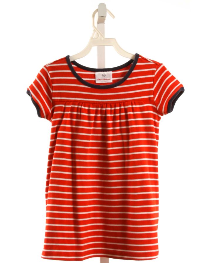 HANNA ANDERSSON  RED  STRIPED  KNIT DRESS