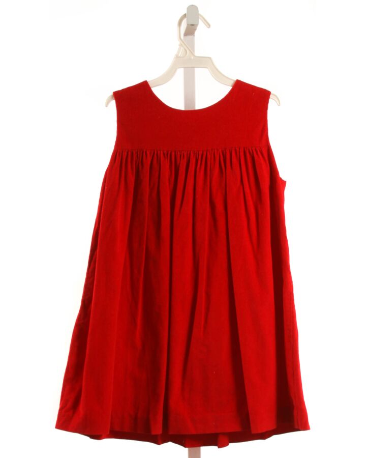 W COLOR WORKS  RED CORDUROY   DRESS