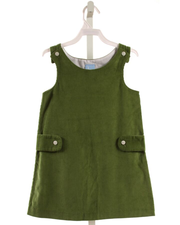 BELLA BLISS  GREEN CORDUROY   DRESS