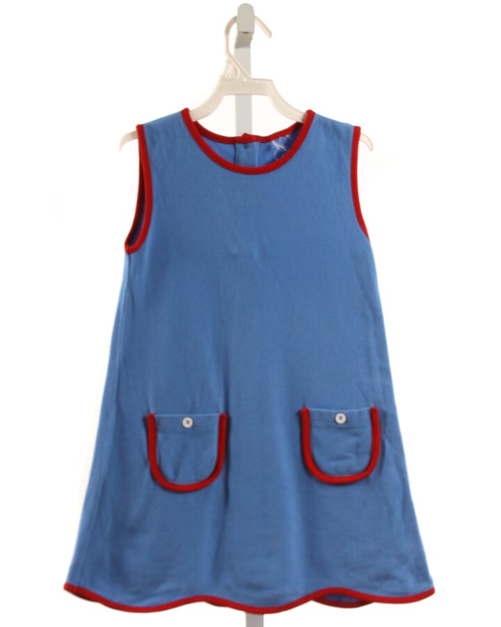 BELLA BLISS  BLUE PIQUE   KNIT DRESS