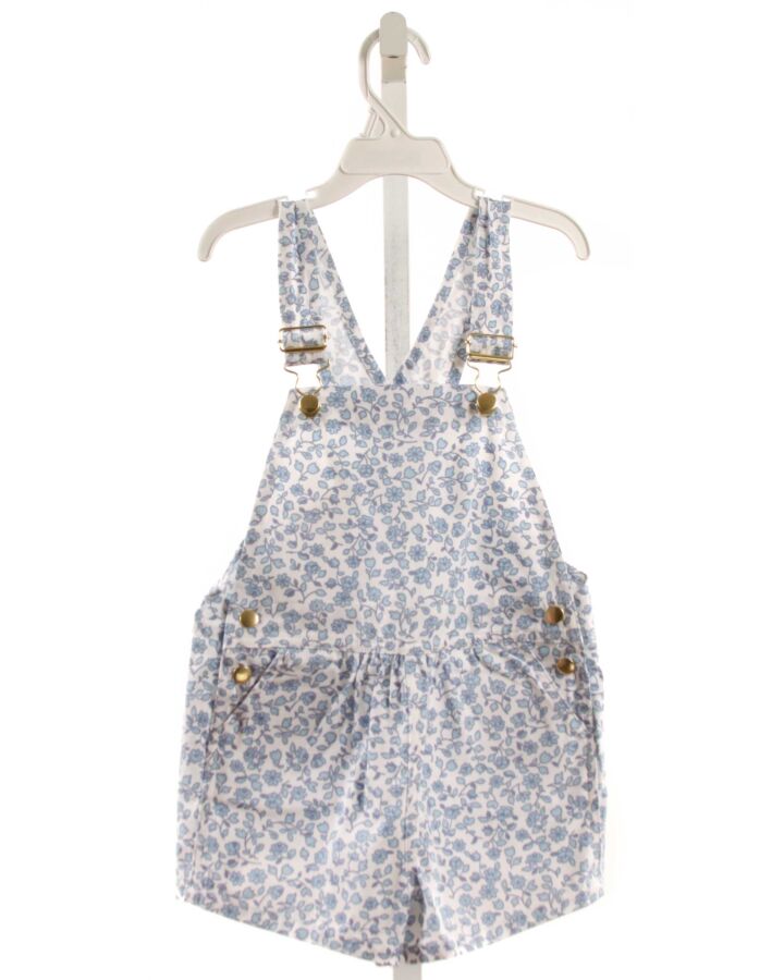 THE BEAUFORT BONNET COMPANY  LT BLUE  FLORAL  ROMPER