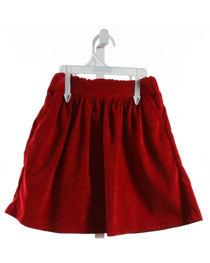 NO TAG  RED CORDUROY   SKIRT